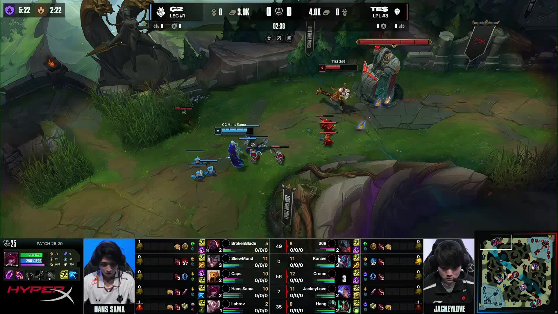 赛后采访小伞：和cat走下路不用带脑子